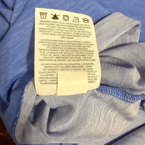 Nike Blue Dri-FIT Tee Crewneck Short Sleeve Women’s L - Picture 5 of 8